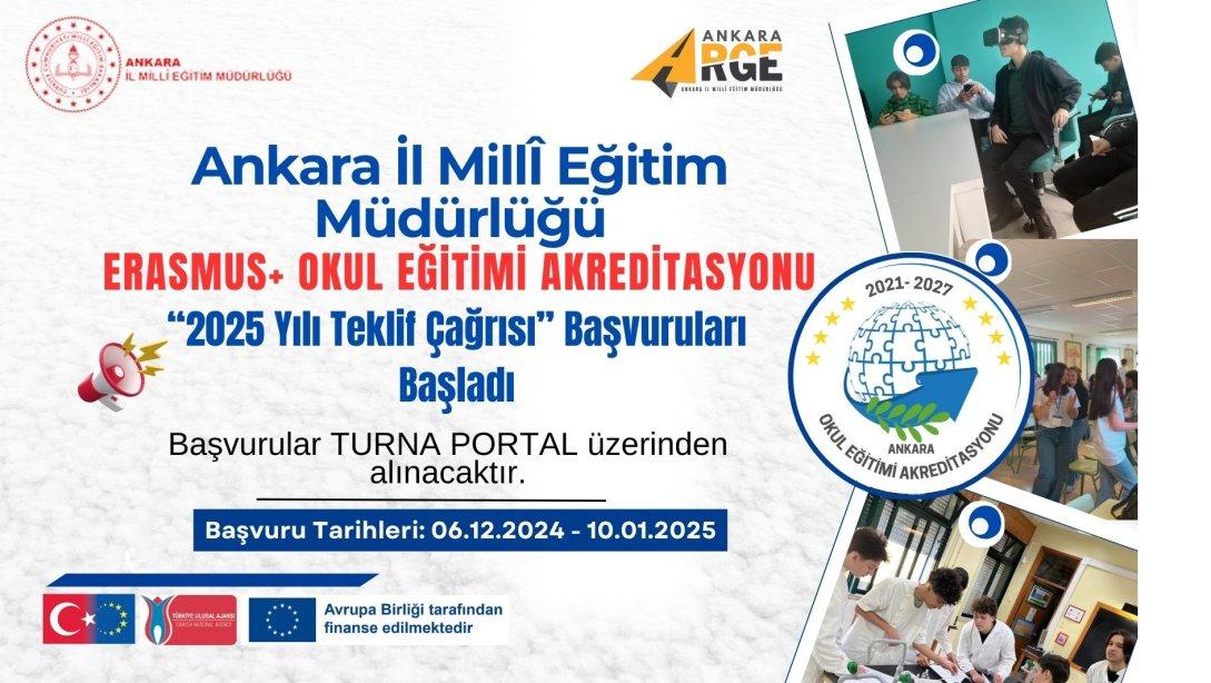 ERASMUS+ OKUL EĞİTİMİ AKREDİTASYONU 2025 YILI KONSORSİYUM ÜYELİĞİ BAŞVURULARI BAŞLADI...