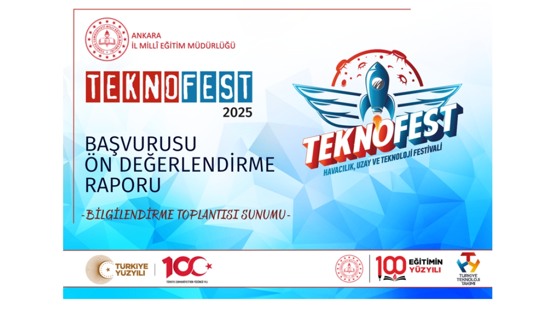 TEKNOFEST ÖN DEĞERLENDİRME RAPORU YAZMA BİLGİLENDİRME SUNUSU